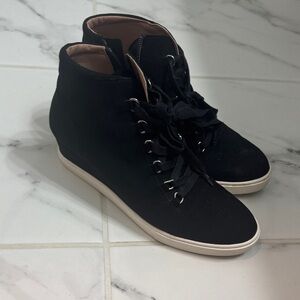 Paolo Black and Cream Women's Sneakers